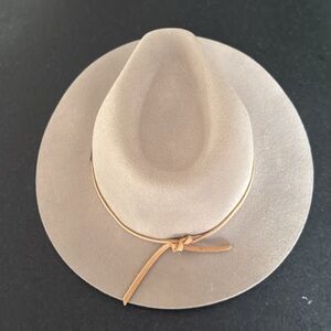 NWT Brixton adjustable hat Classic Tan Fedora felt Hat $59 M Nordstrom